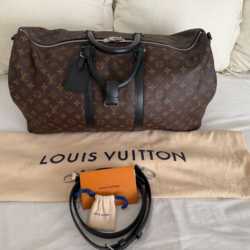 Louis Vuitton Classic Brown Monogram Duffel Bag